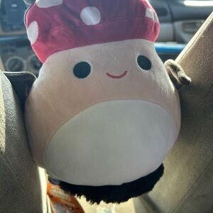 Squishmallows Purple and Black Bat Stuffed Animal Fluppa Mallows